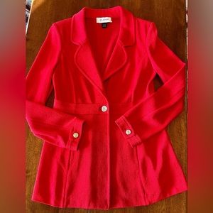 St John Collection beautiful red blazer. Buttons are immaculate.